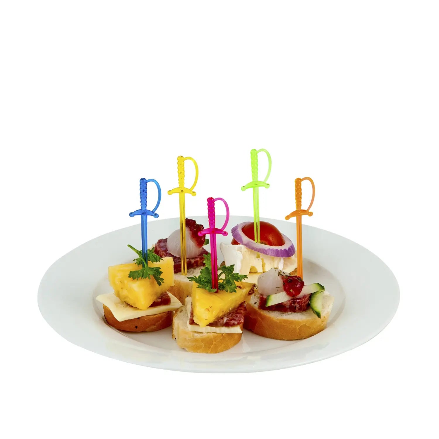 Kunststoff-Picker Schwert bunt