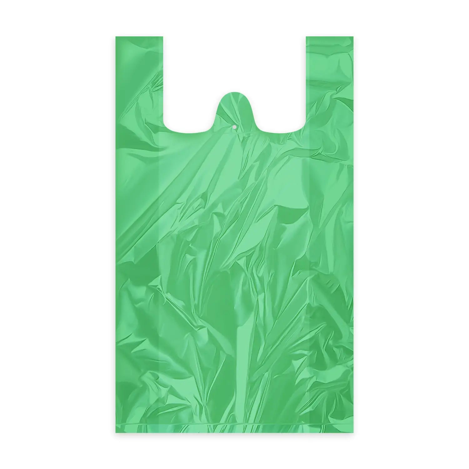 Hemdchen-Tragetasche (HDPE) grün