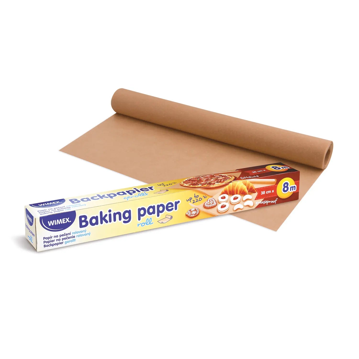 Backpapier gerollt braun