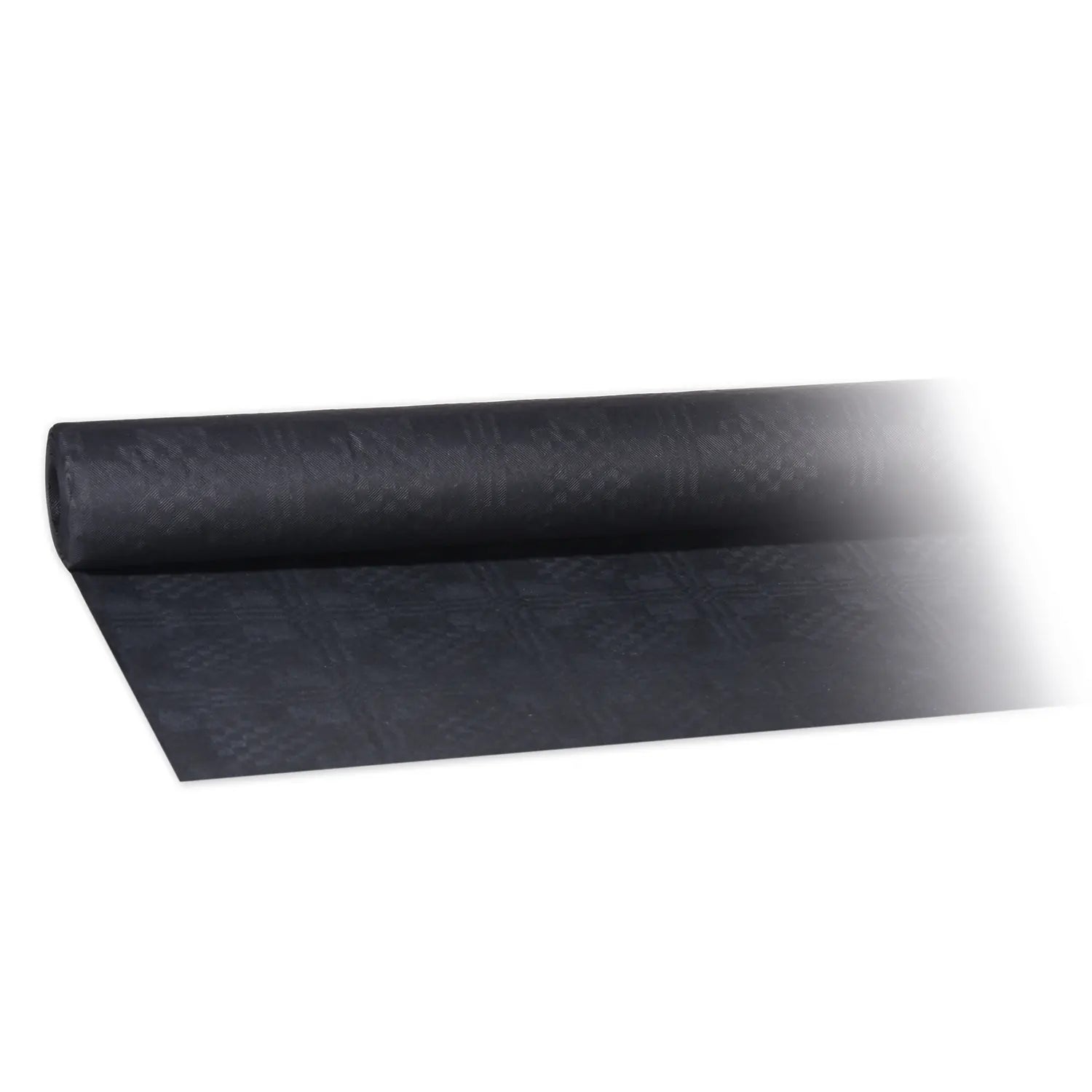 Damasttischtuch (PAP) gerollt schwarz 1,2 x 8 m [1 St.]