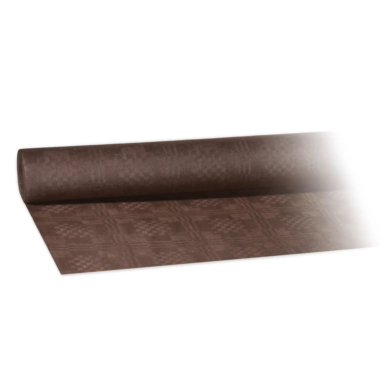Damasttischtuch (PAP) gerollt braun 1,2 x 8 m [1 St.]