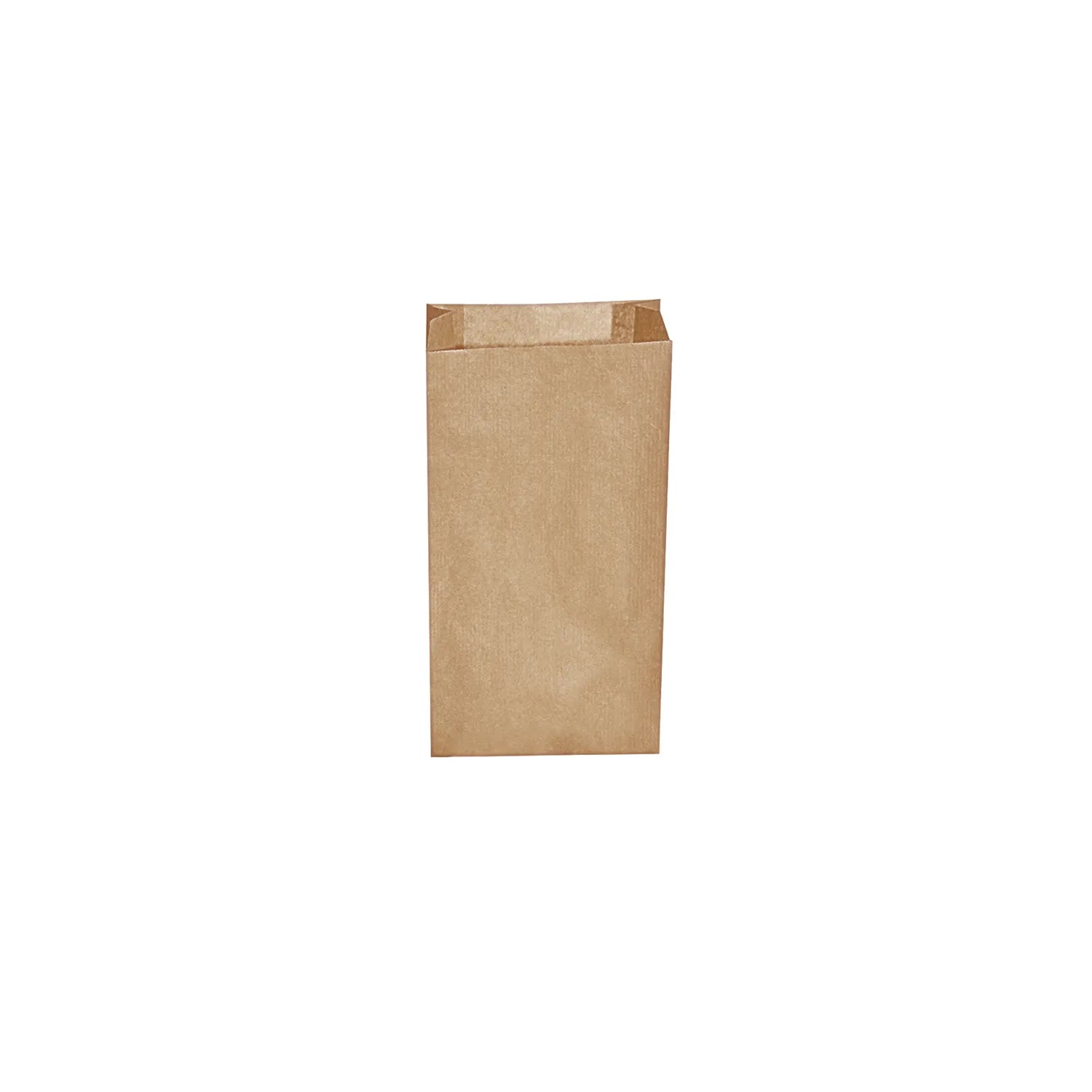 Papierfaltenbeutel braun
