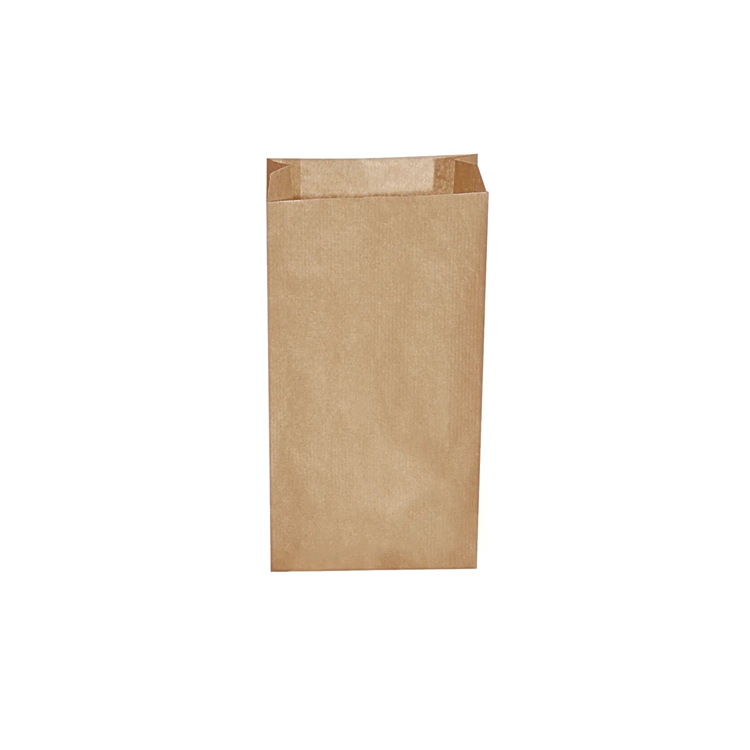 Papierfaltenbeutel braun