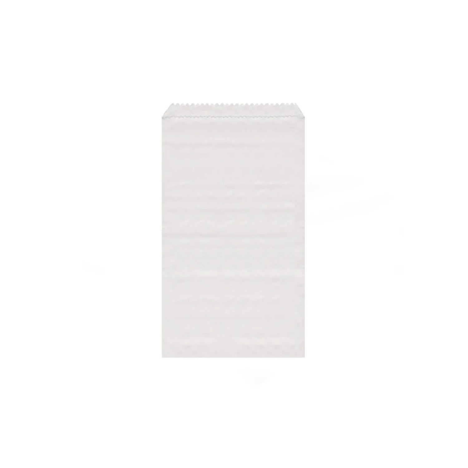 Papier Flachbeutel weiß