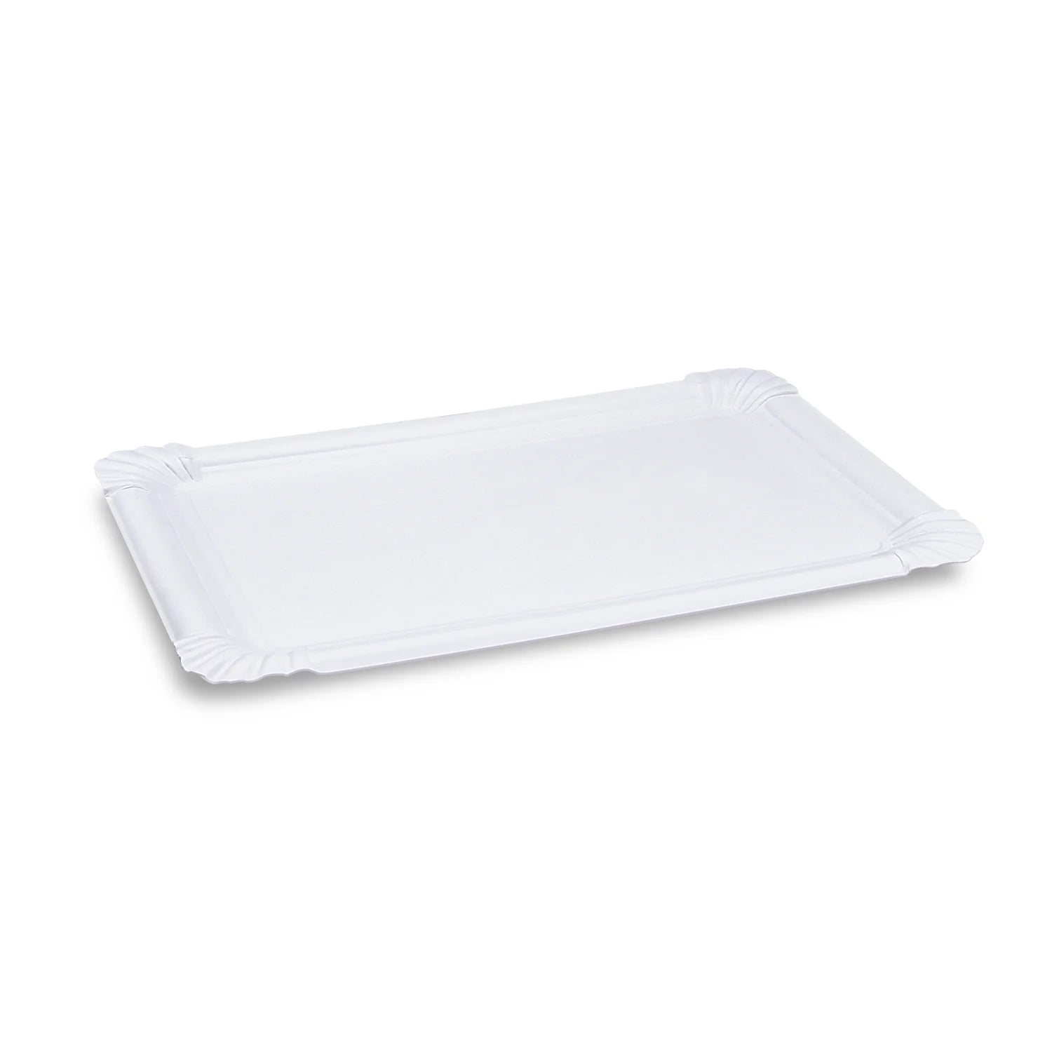 Pappteller weiß 19 x 33cm