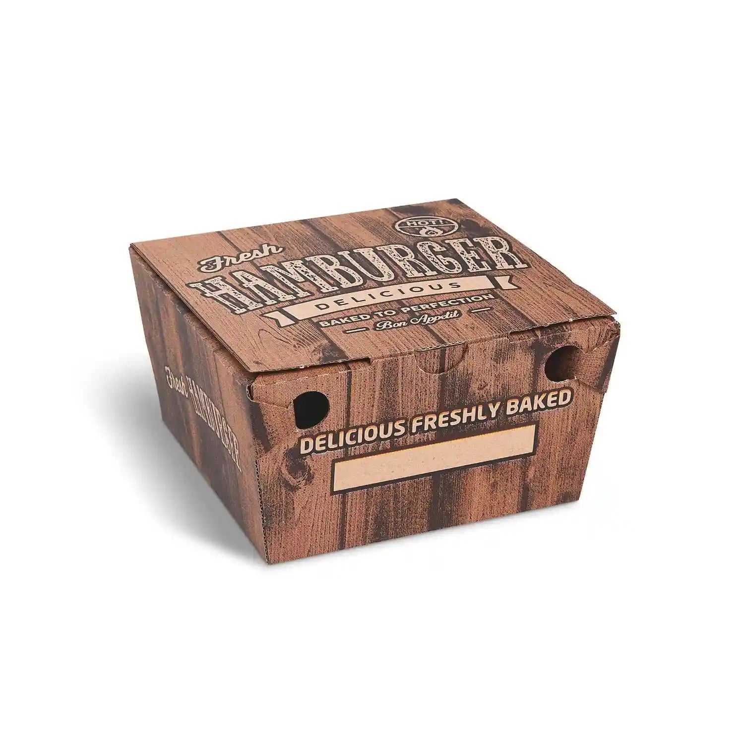 Burgerbox kraft bedruckt