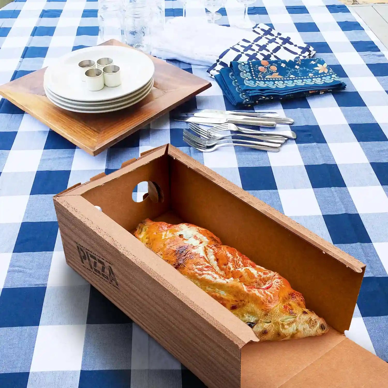 Pizzakarton (aus Mikrowellpappe) Calzone