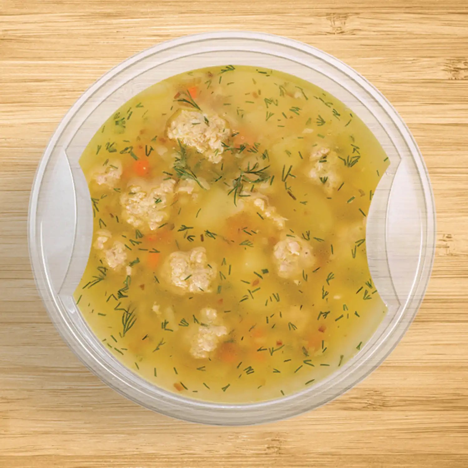 Schale (PP) klar Ø127mm 350ml