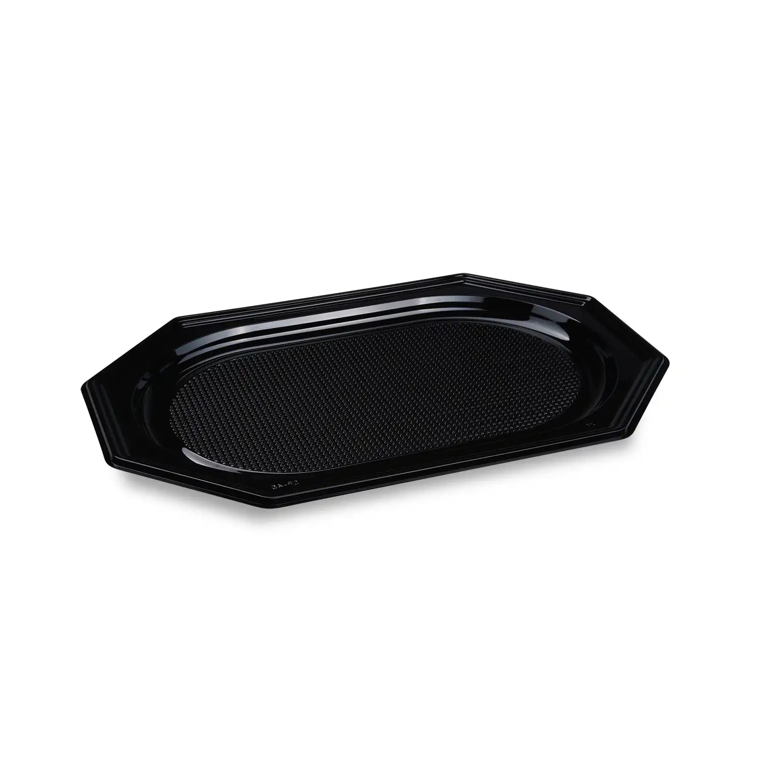Catering-Platte (rPET) oval schwarz