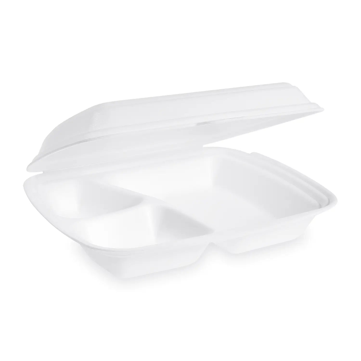 Menü-Box (XPS) weiß 3-geteilt