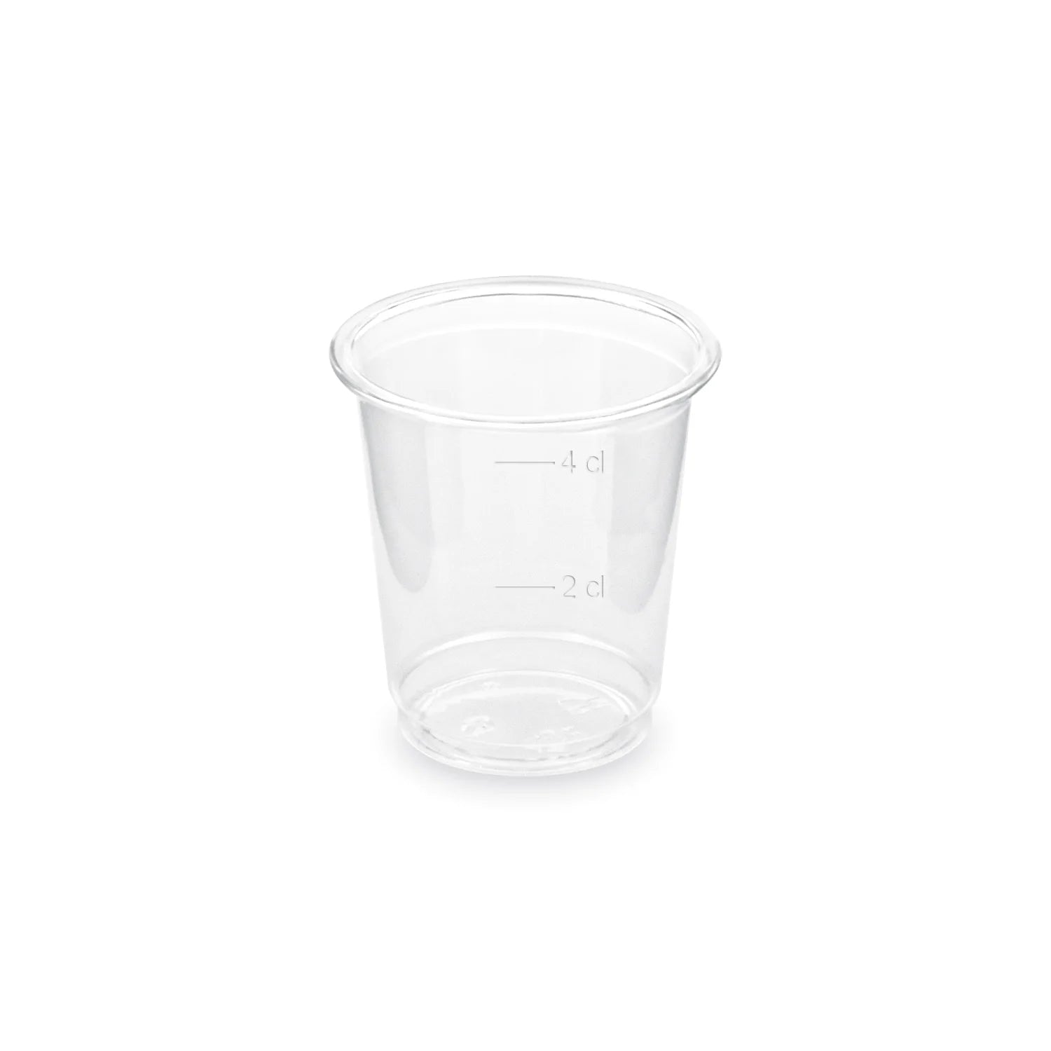 Becher (rPET) glasklar 2cl 4cl