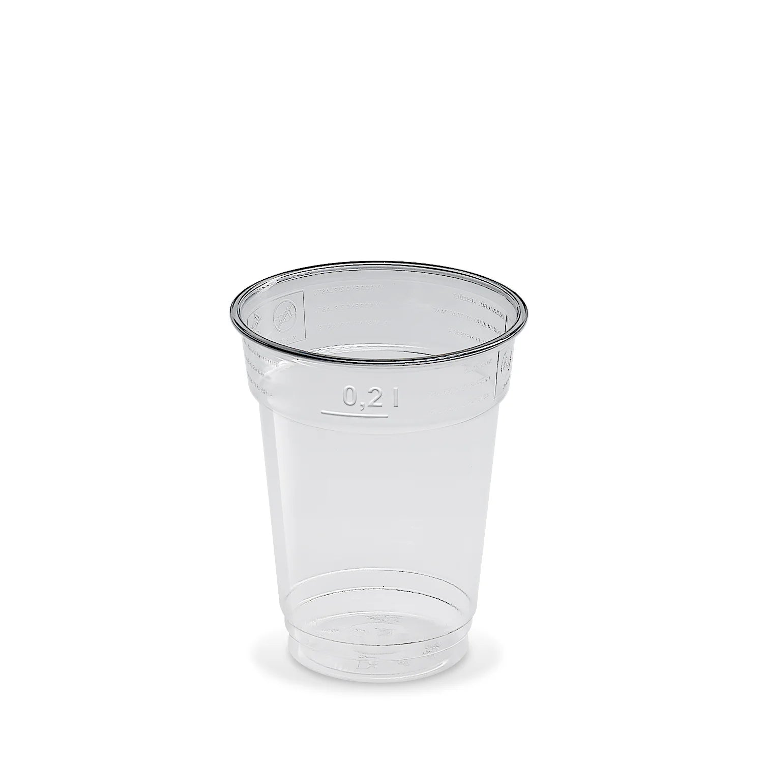 Becher (rPET) glasklar 0,2l