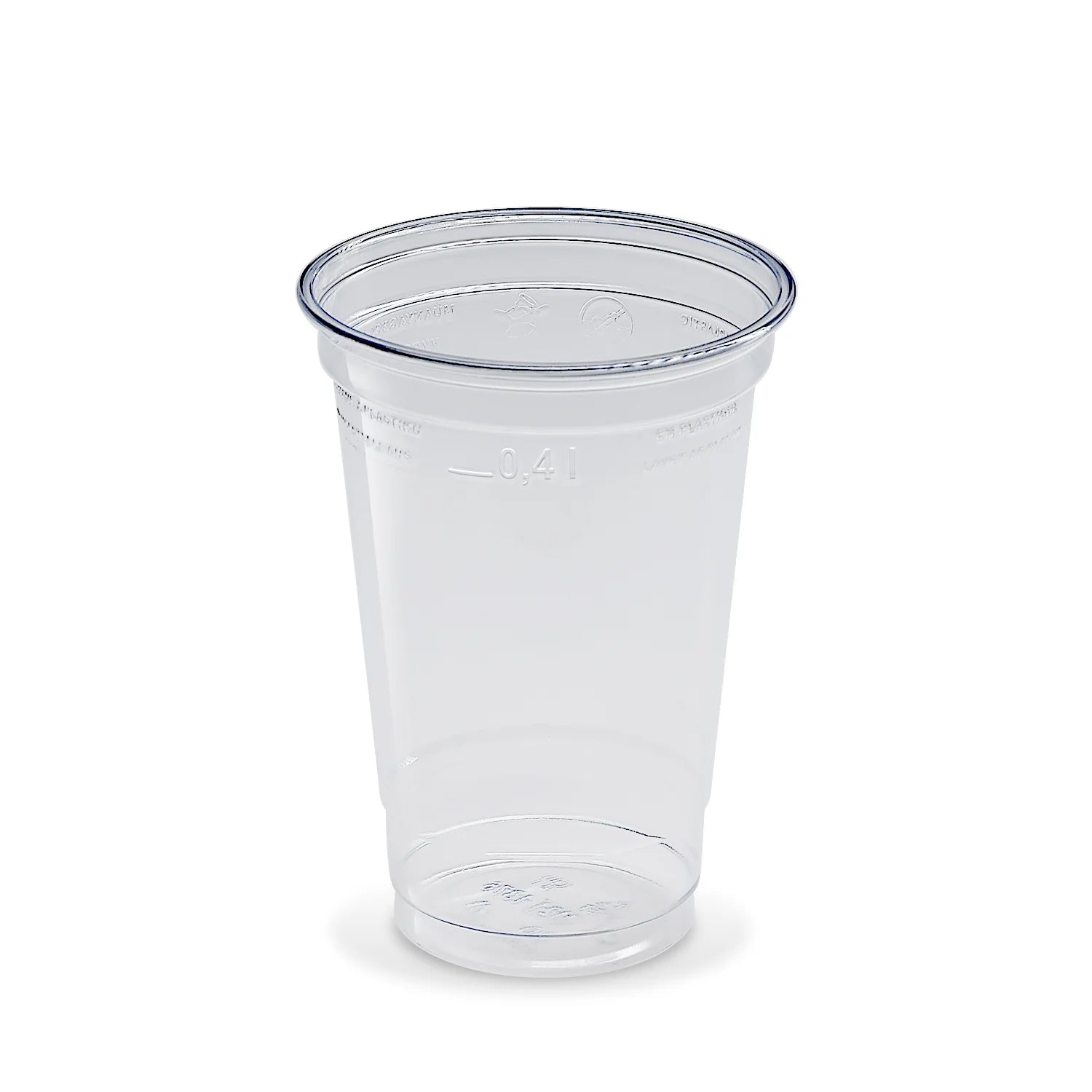 Becher (rPET) glasklar 0,4l
