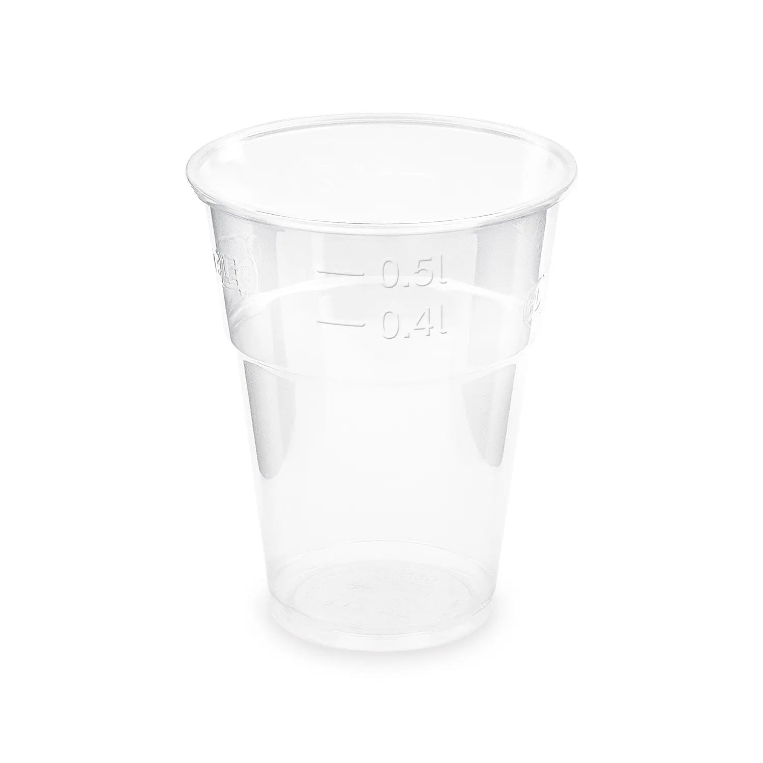 Trinkbecher (PLA) klar 0,5l
