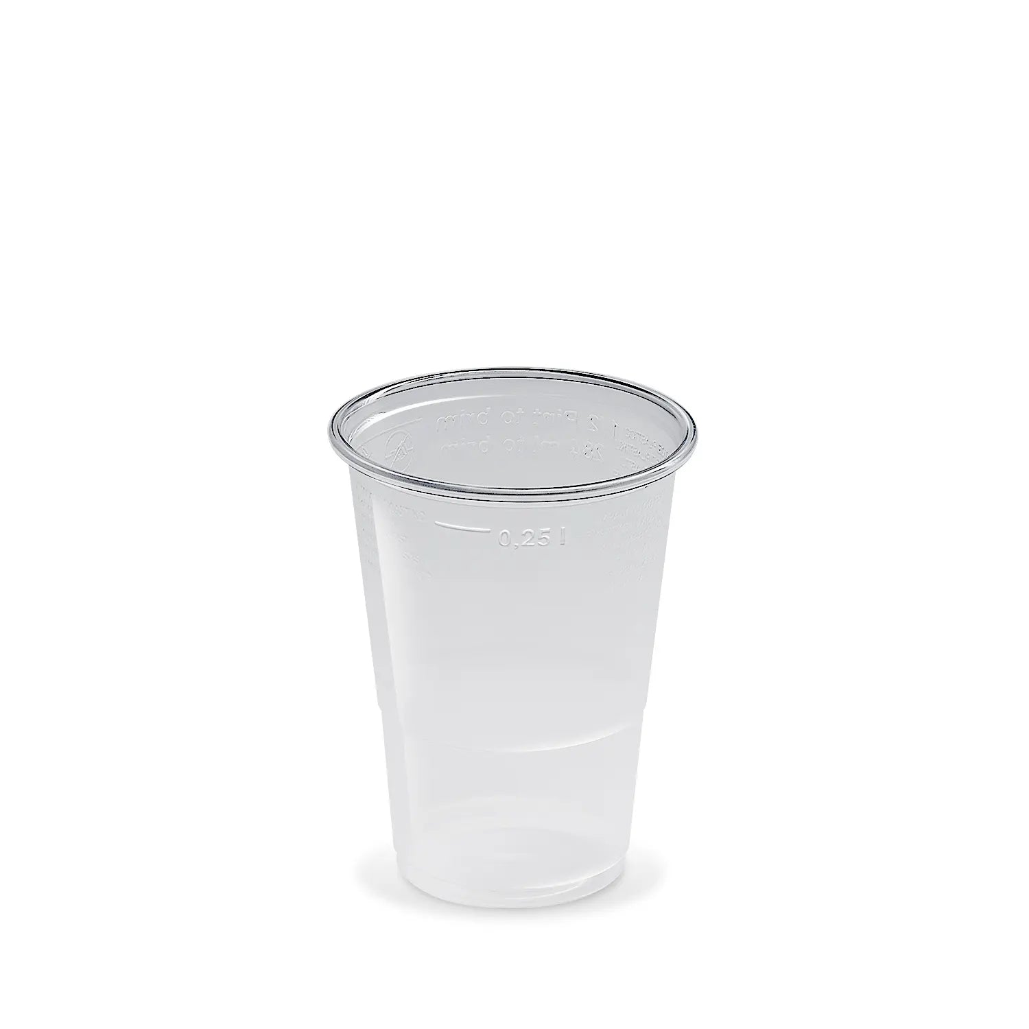 Trinkbecher (PP) klar 0,25l