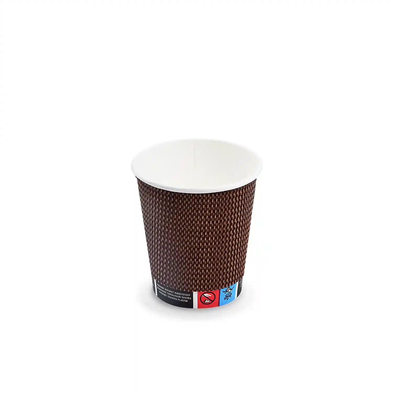 Pappbecher (PAP/PE) PREMIUM Ripple