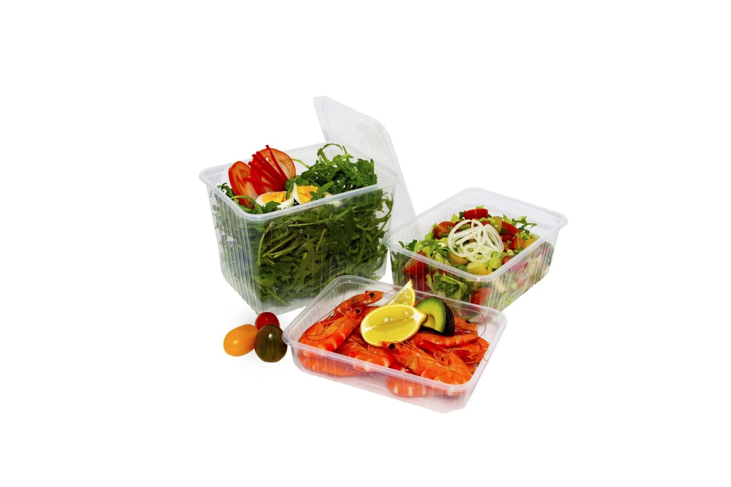 Rechteckschale (PP) klar 186 x 133mm 1200ml