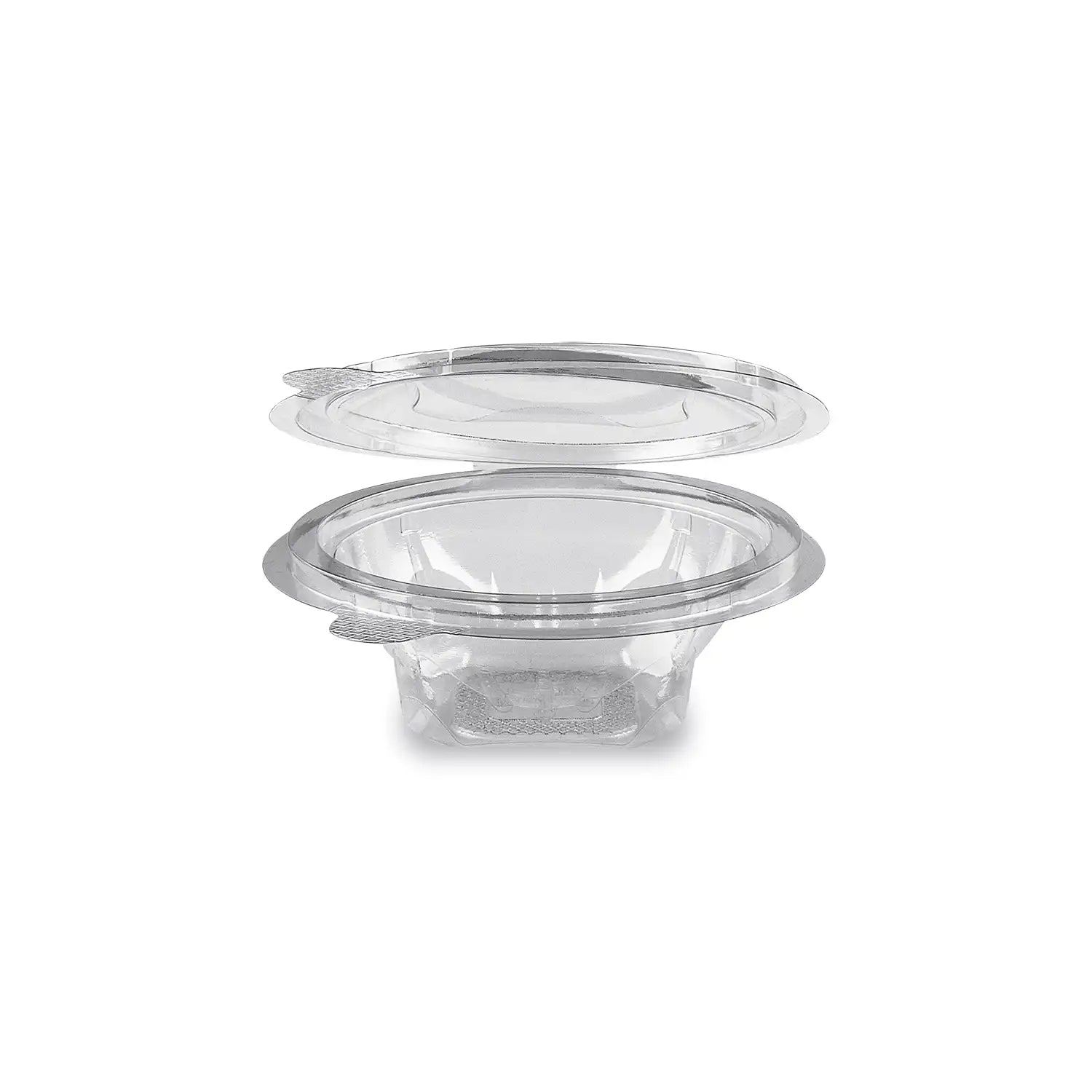 Rundbecherbecher (rPET) mit Deckel klar 150ml