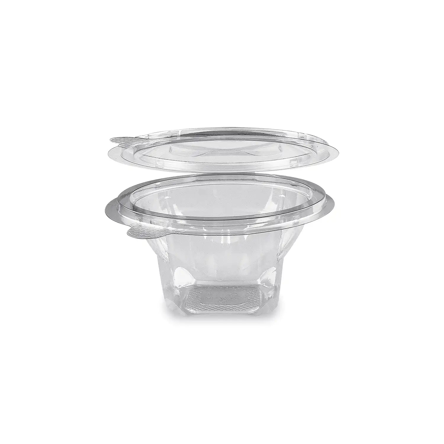 Rundbecherbecher (rPET) mit Deckel klar 250ml