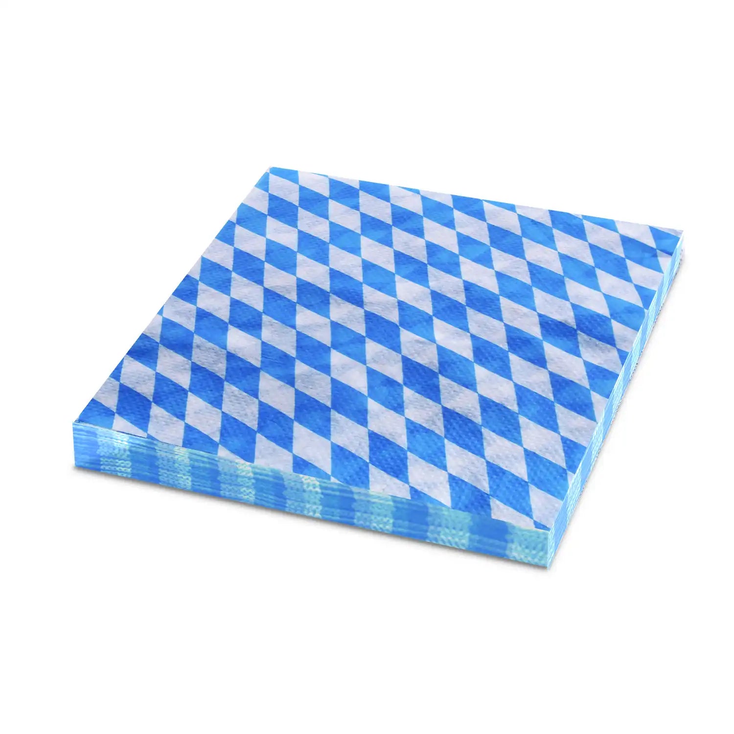 Serviette 3-lagig Bayern blau