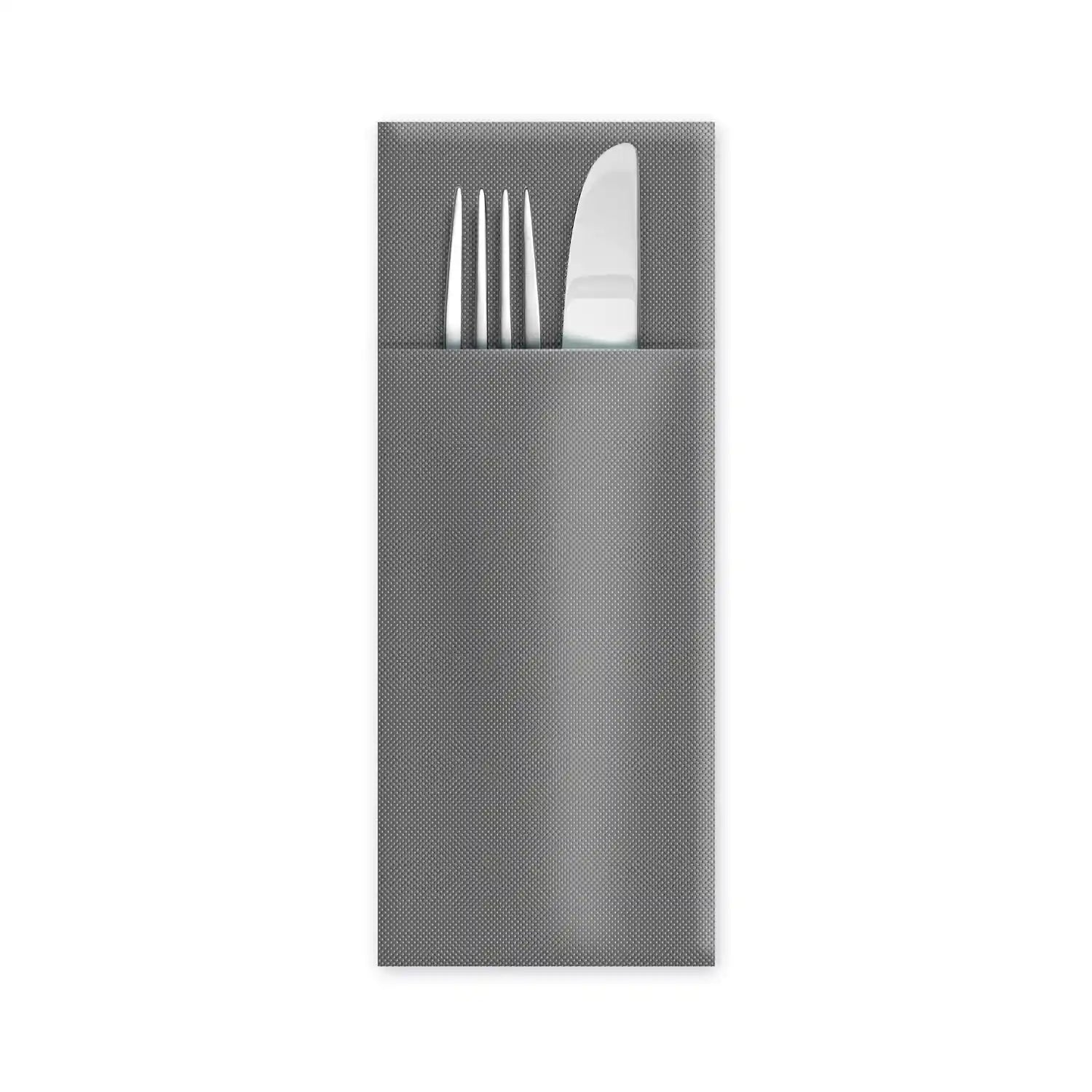Serviette Premium grau
