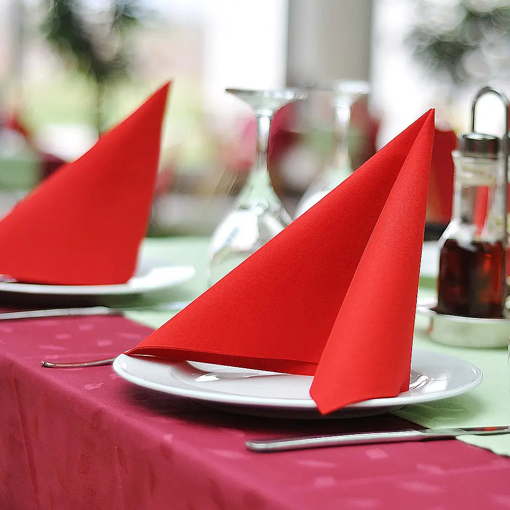 Serviette Premium rot