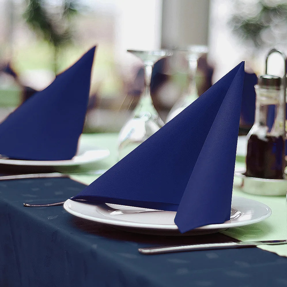 Serviette Premium blau