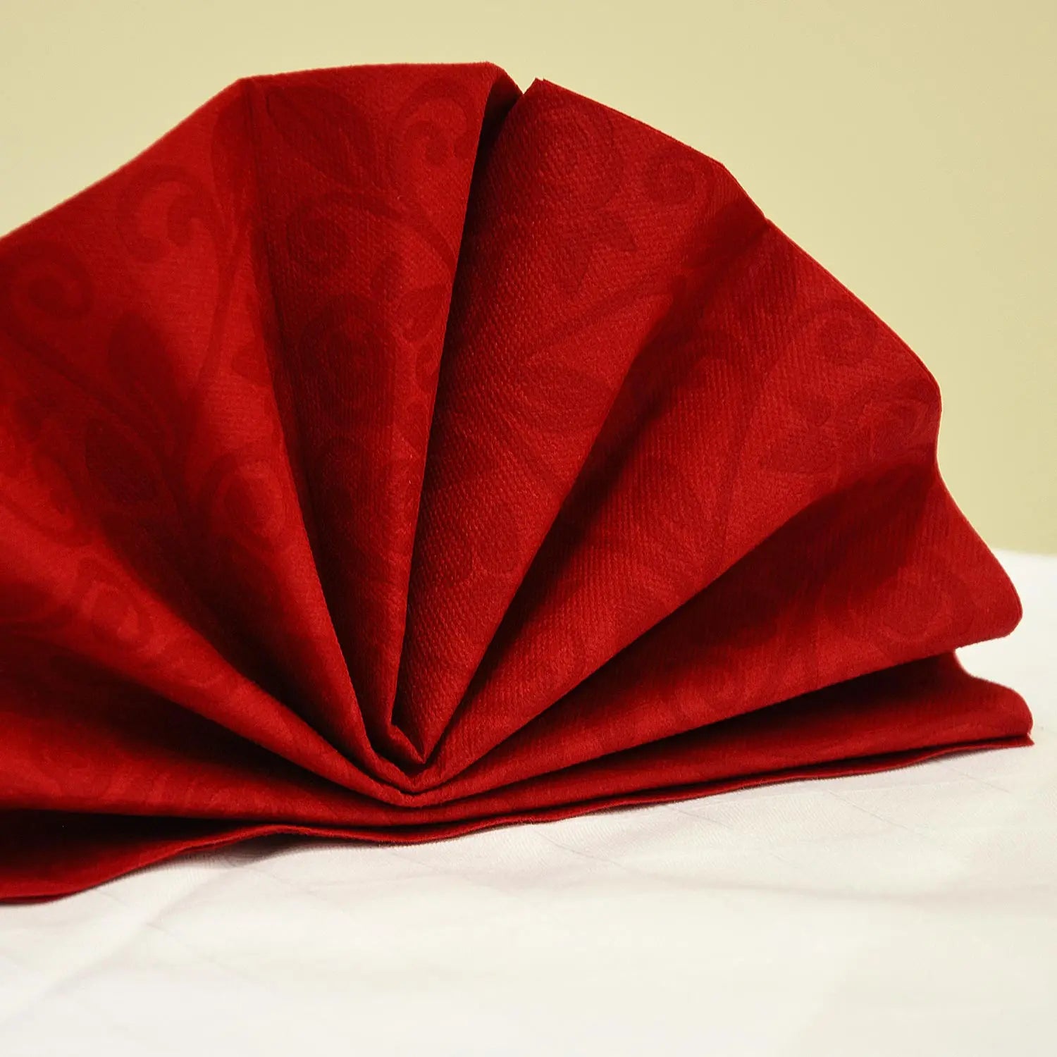Serviette Premium rot