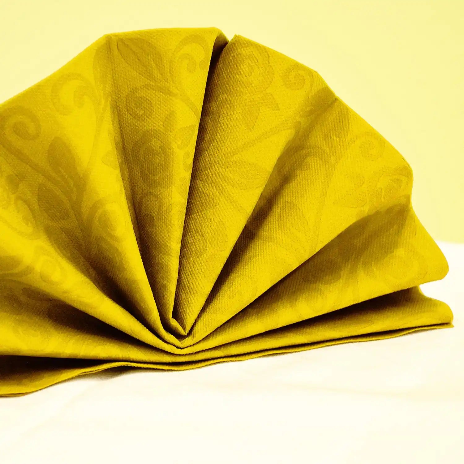Serviette Premium gelb